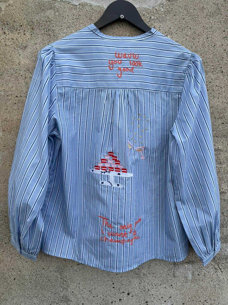 WAUW The Champagne shirt stripe