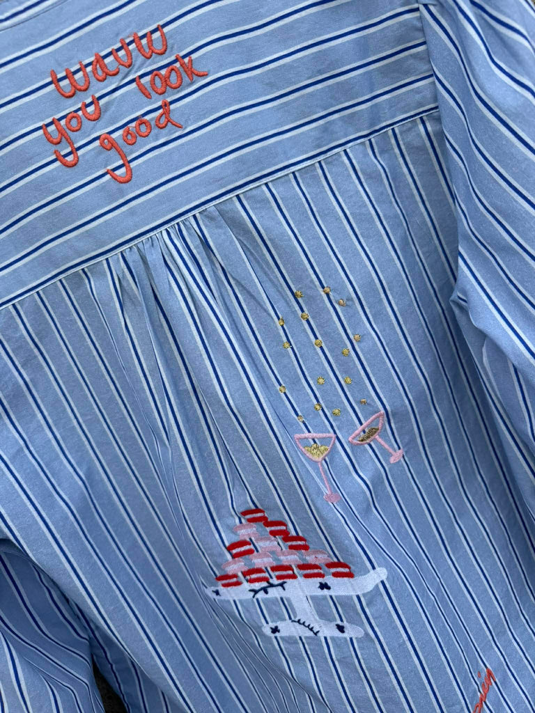 WAUW The Champagne shirt stripe