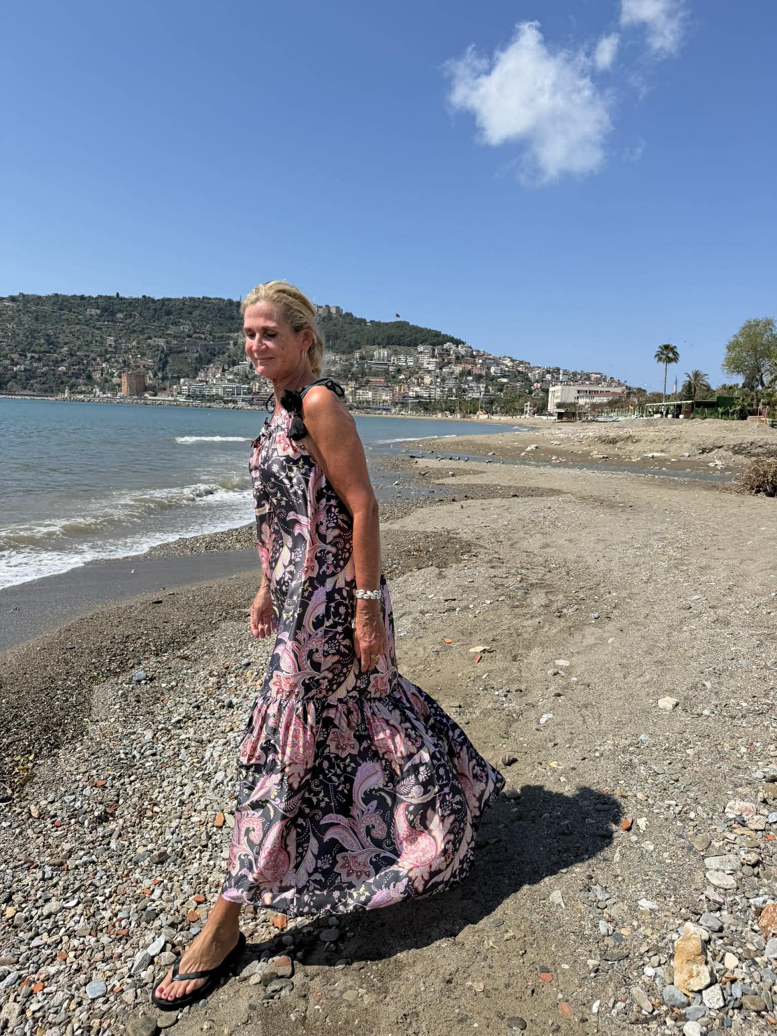 WAUW Gitte dress floral print grey