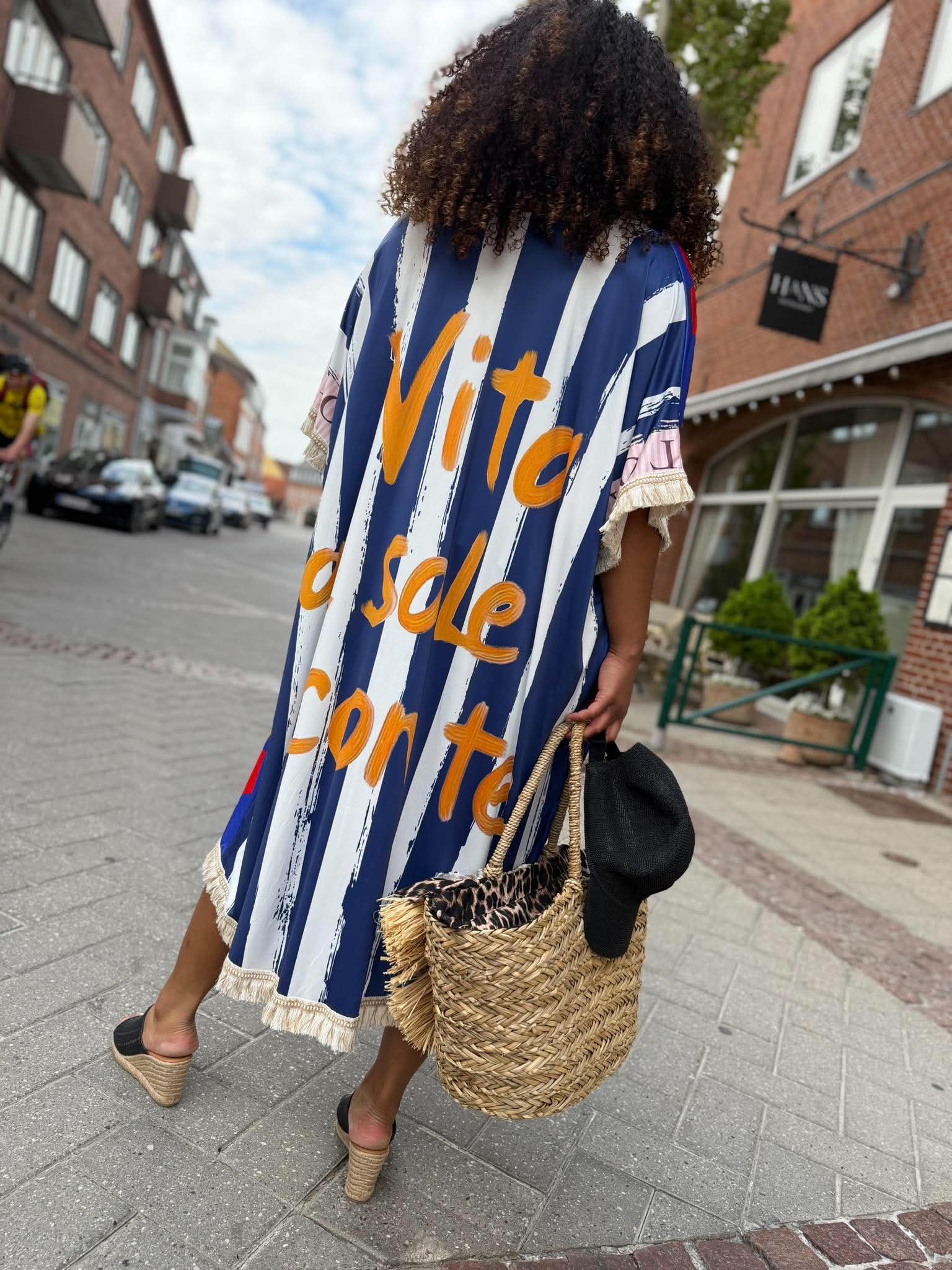 Love kimono mix stripe