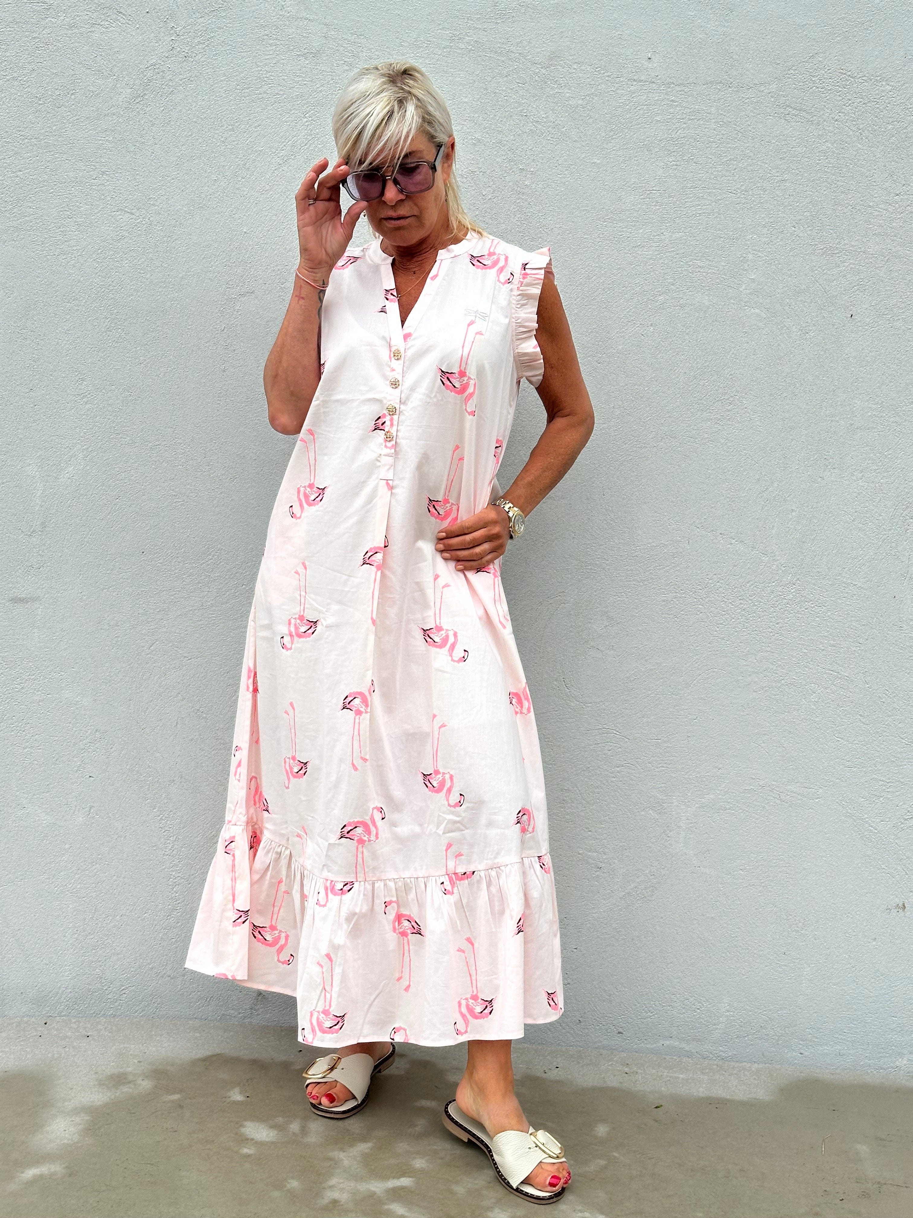 Gaspar 2601767 Loule dress flamingo rosa