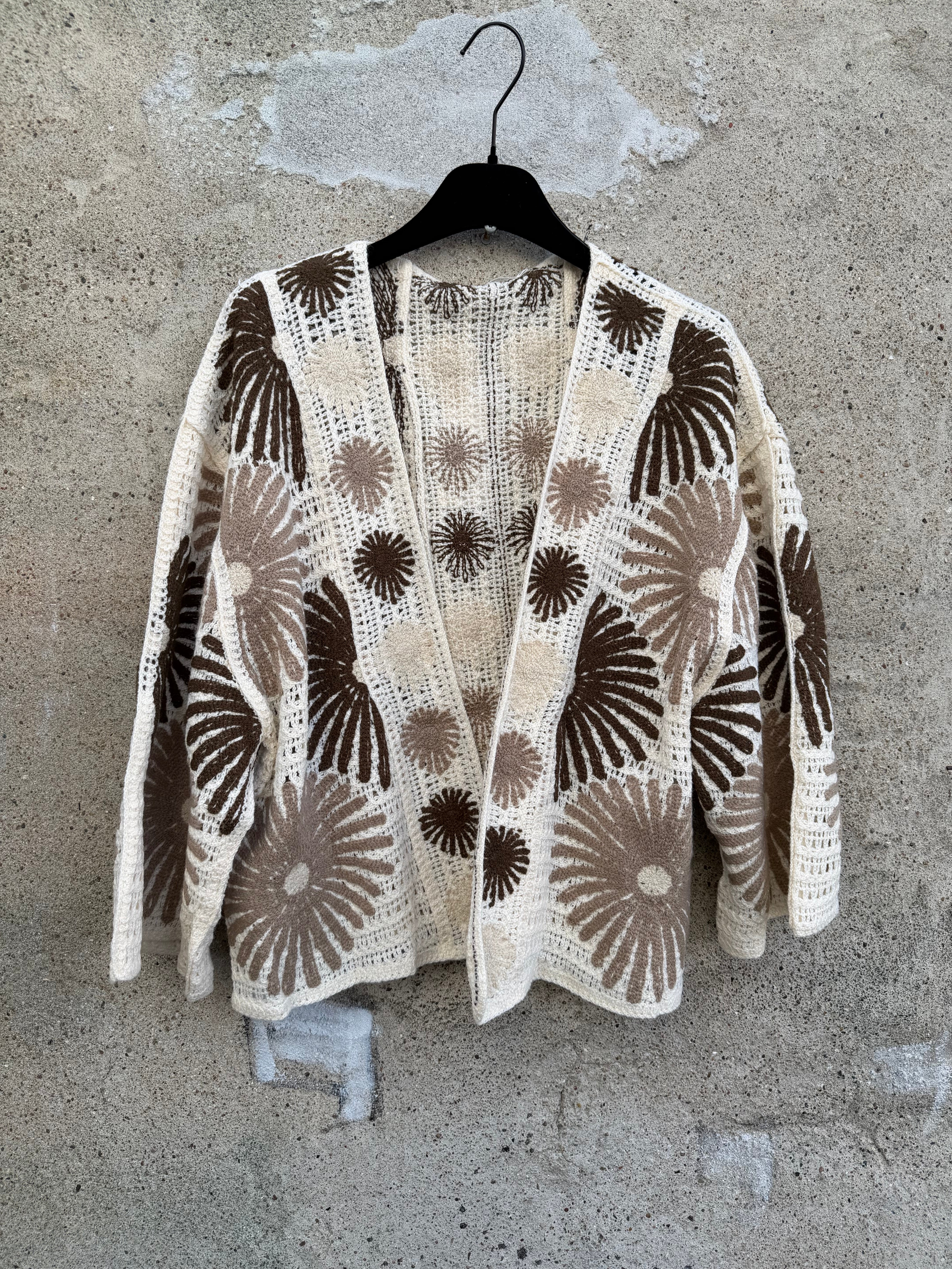 By Engbork Maya jacket flower brown