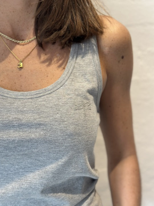 Gaspar 2601301 Osaka tanktop grey