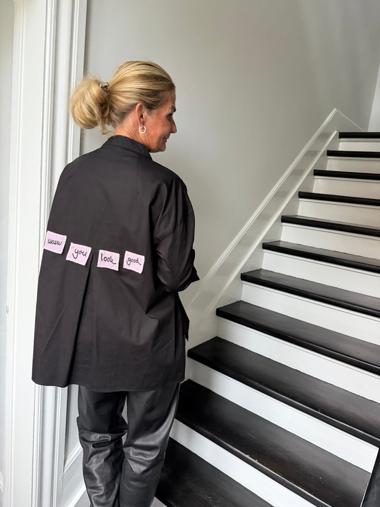 WAUW Luna shirt look good black