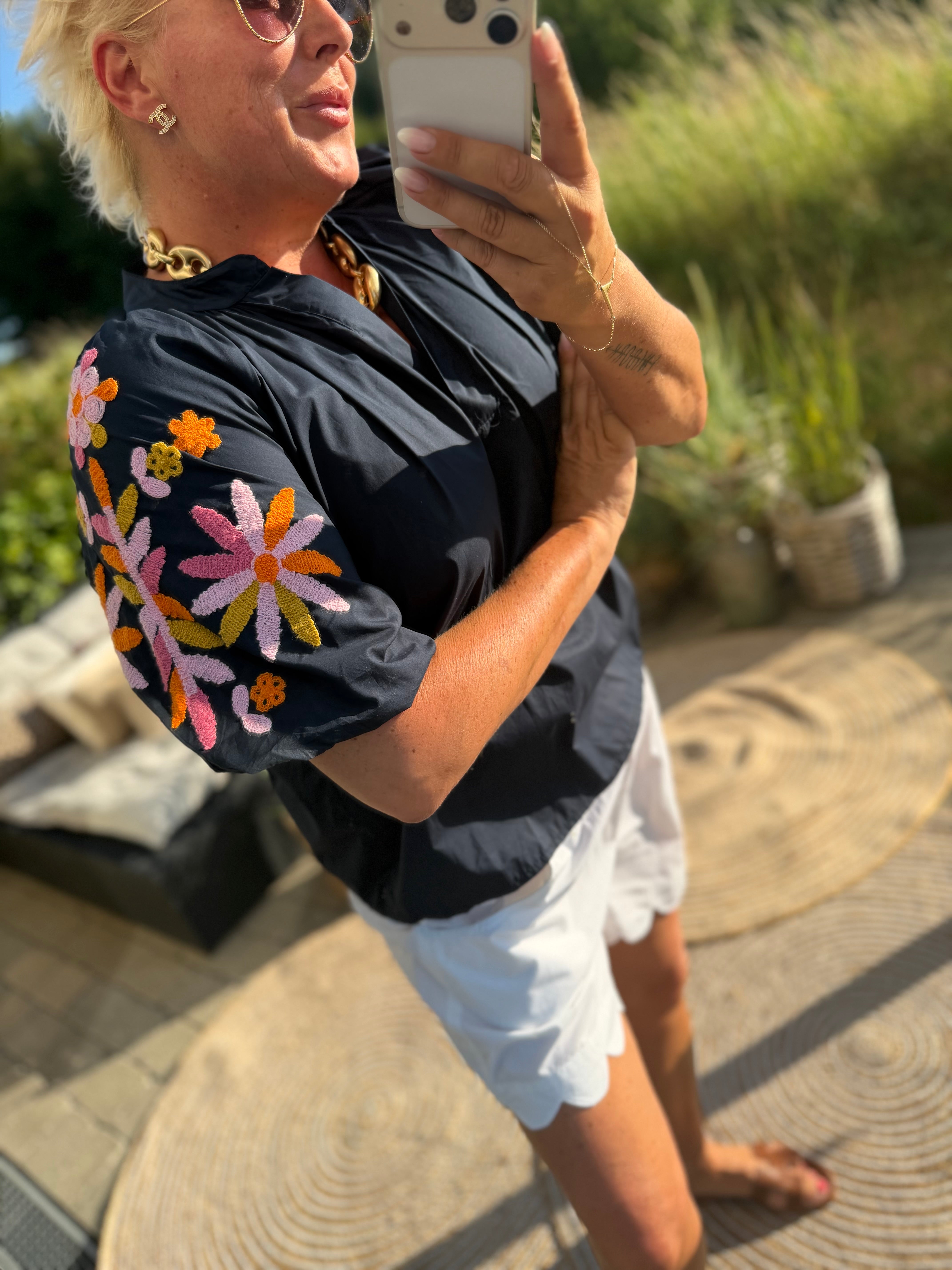 Boho Love B1403 blouse navy