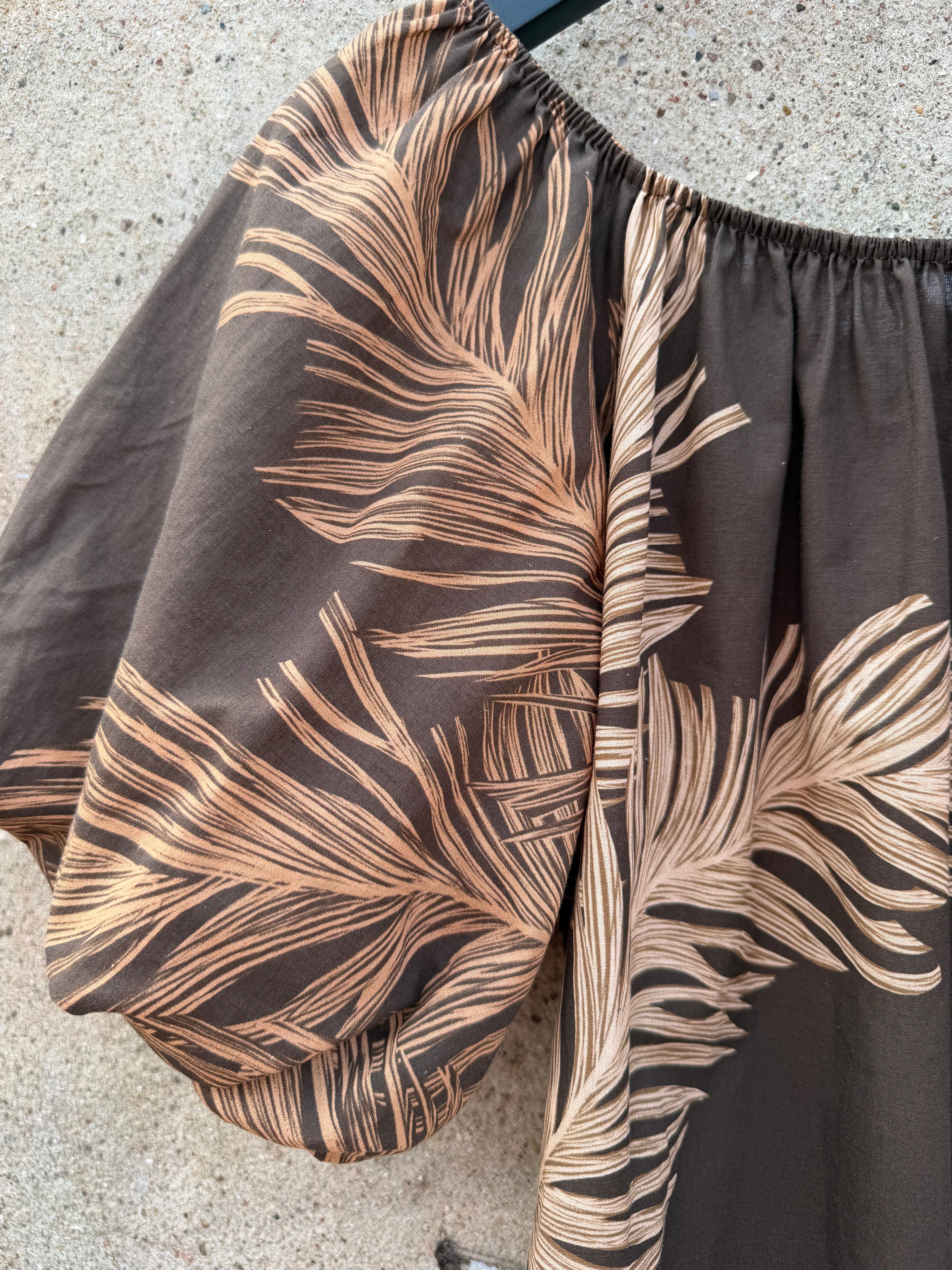 Sophie dress feather brown