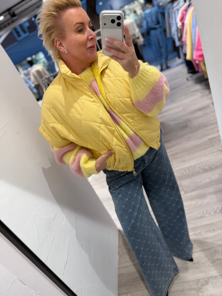 By Engbork Emilia vest quilted yellow