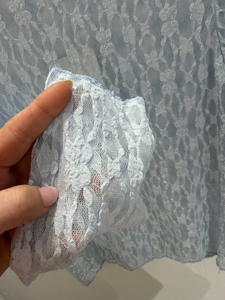 By Engbork Ellen blouse lace sky