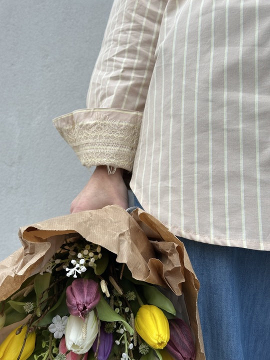 Gaspar 2610328 Skagen shirt stripe sand