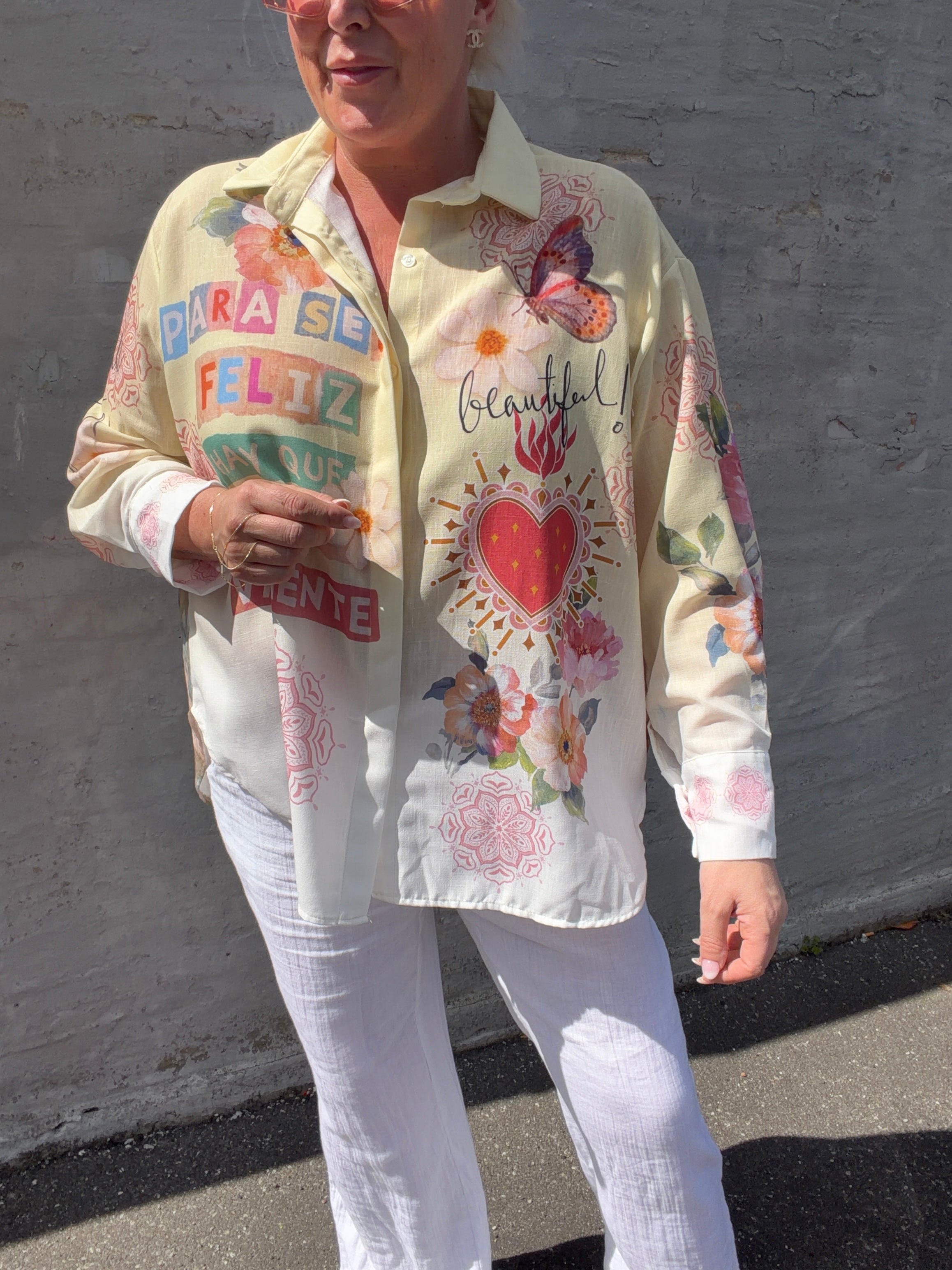 Molly flower shirt yellow