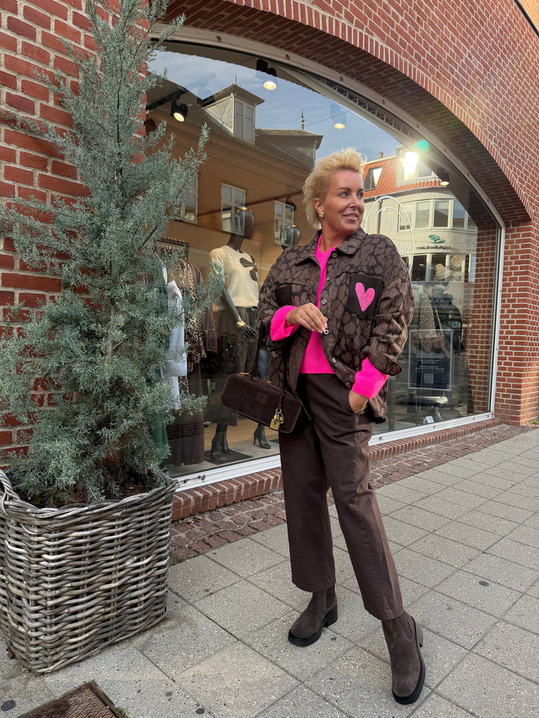 Boho Love b1309 Rock & Roll skjorte brown