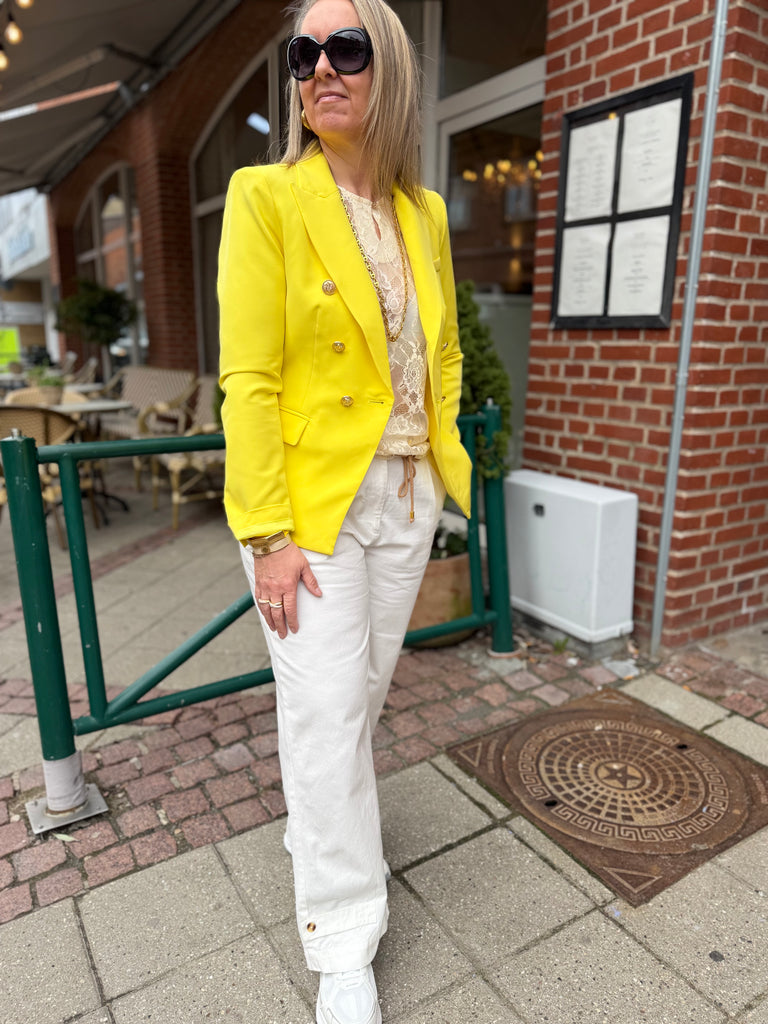 By Engbork Marigold blazer yellow