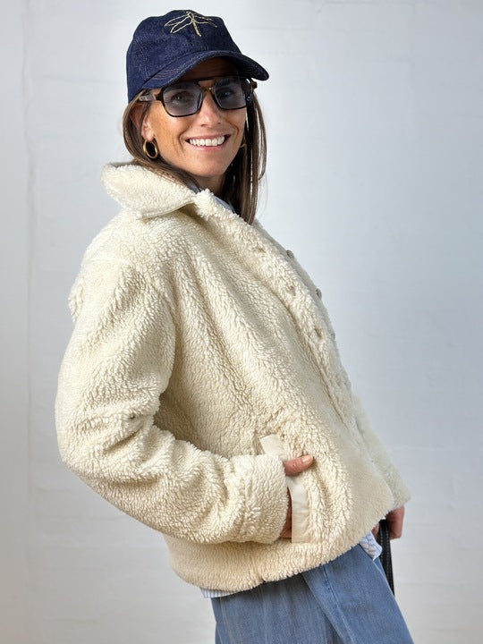 Gaspar 2510505 Harlem duffy jacket off white