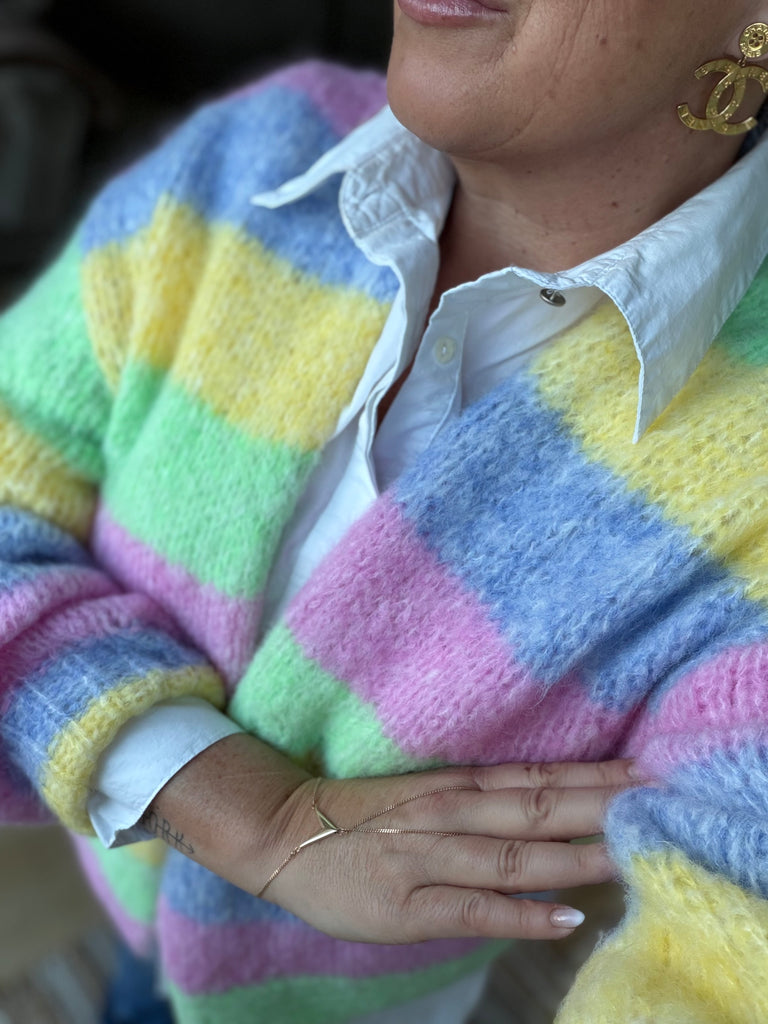 By Engbork Lady cardigan stribe