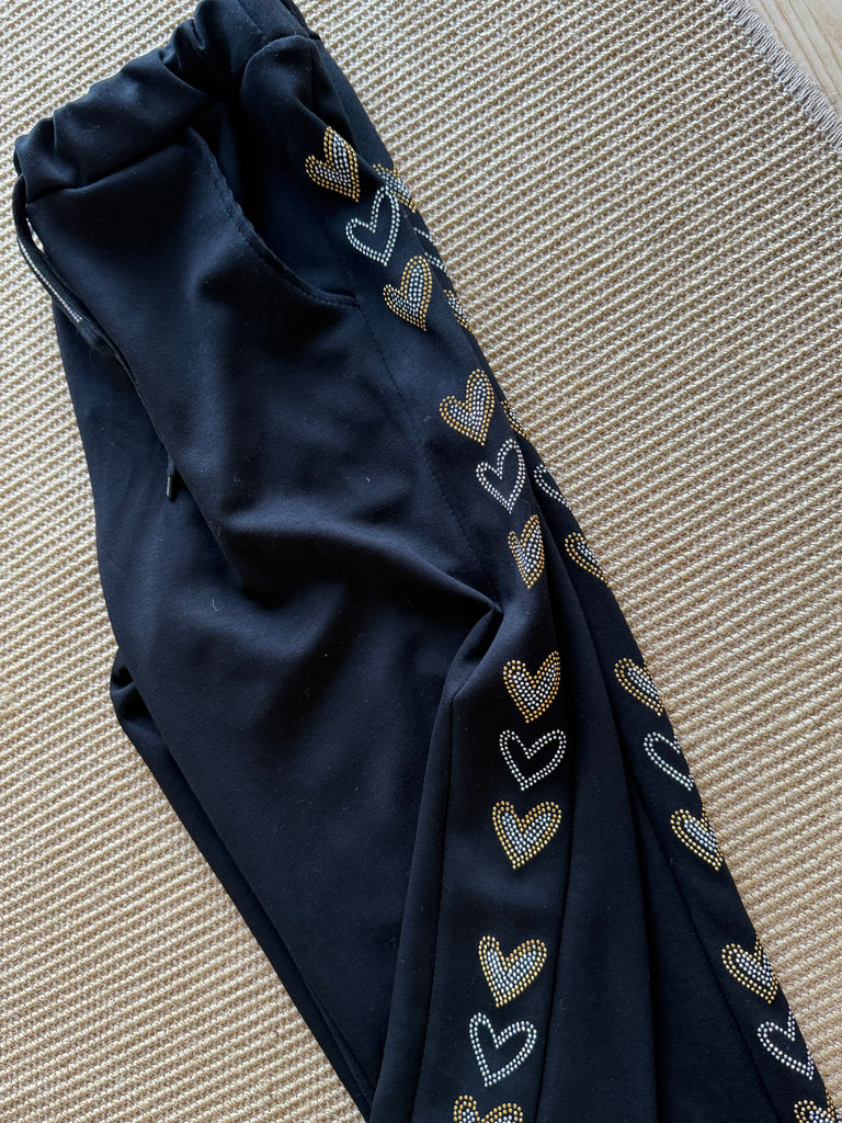 By Engbork heart pants black