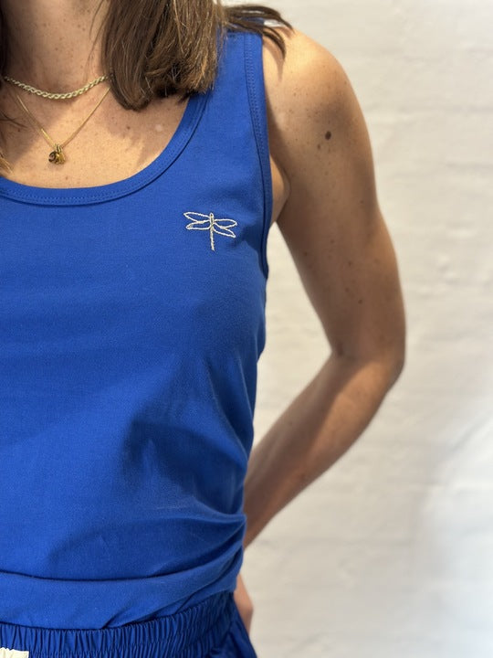 Gaspar 2601301 Osaka tanktop blue