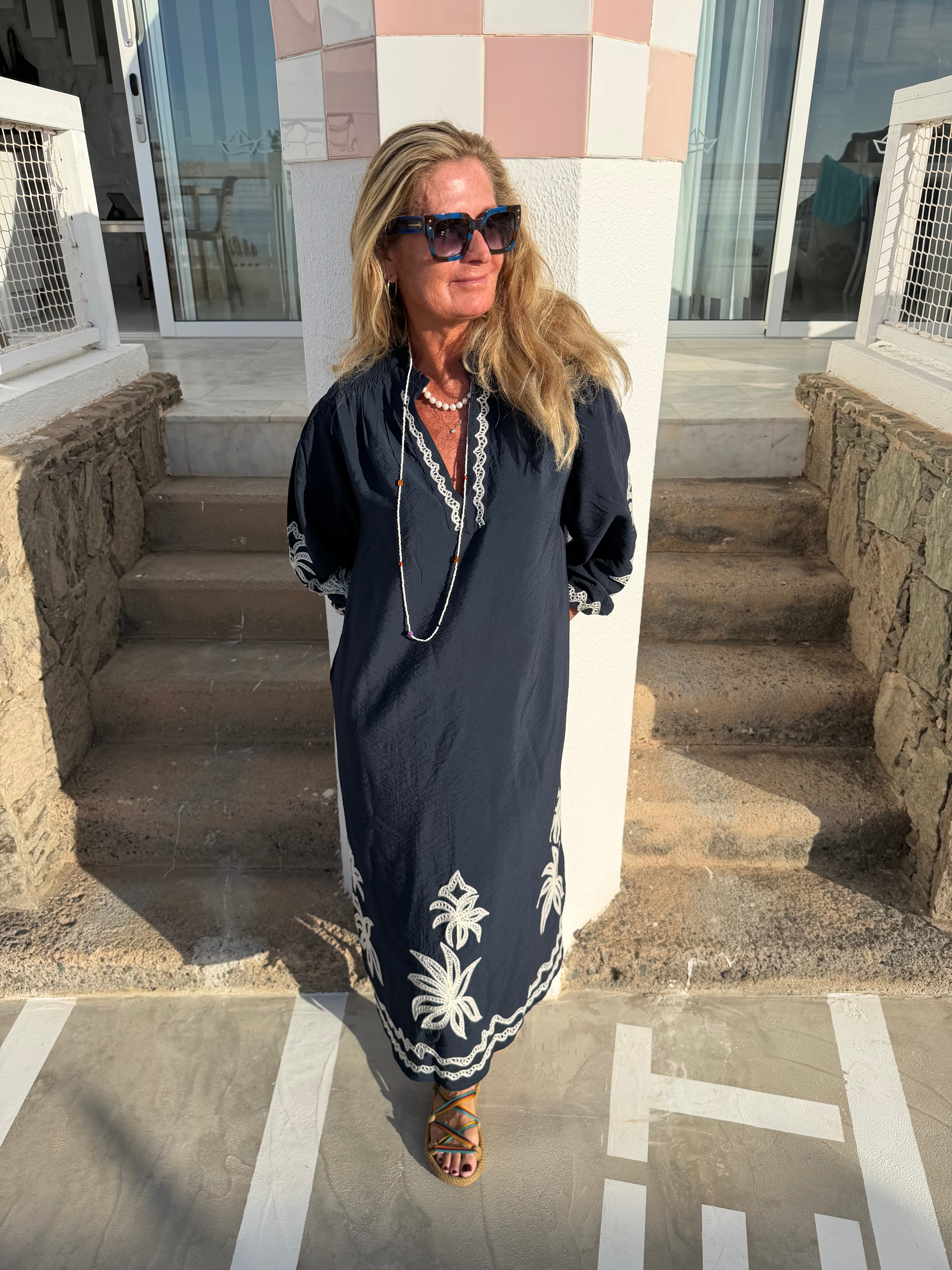 WAUW Roberta dress navy