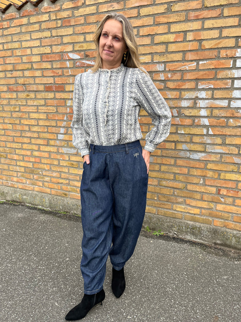 LECOCO 34950 skjorte navy