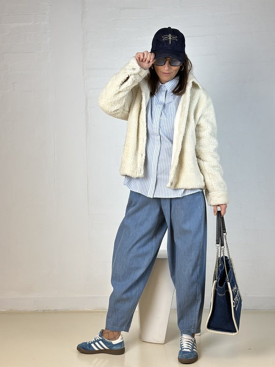 Gaspar 2510505 Harlem duffy jacket off white