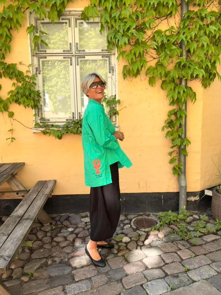 WAUW Luna shirt lobster green