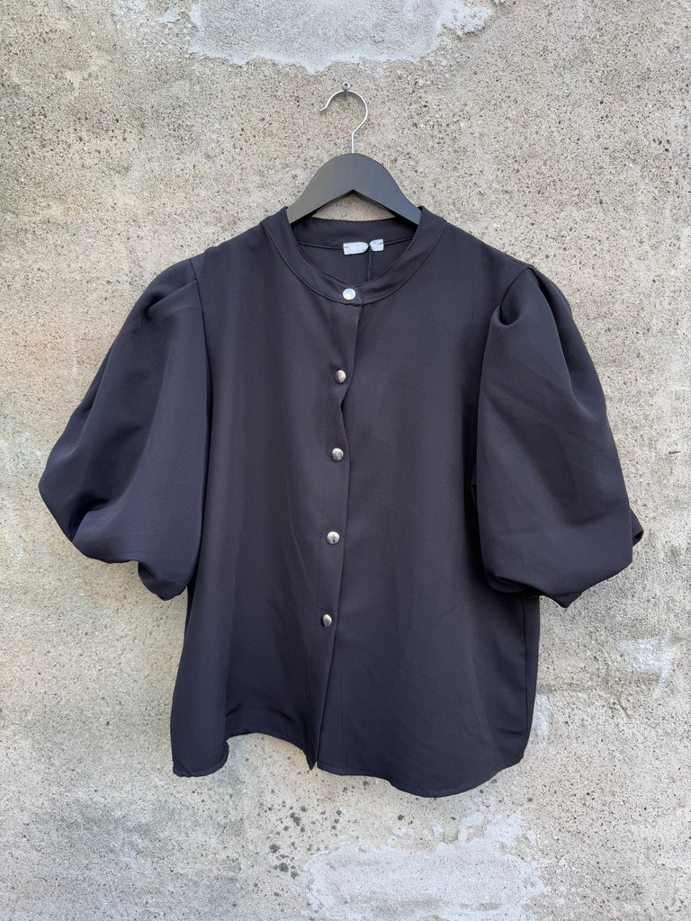 By Engbork Magnolia puf bluse black