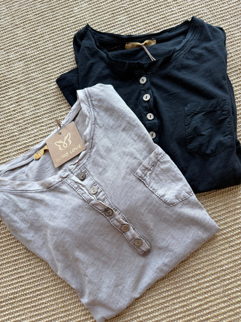 Boho Love B1167 Long sleeve t-shirt beige