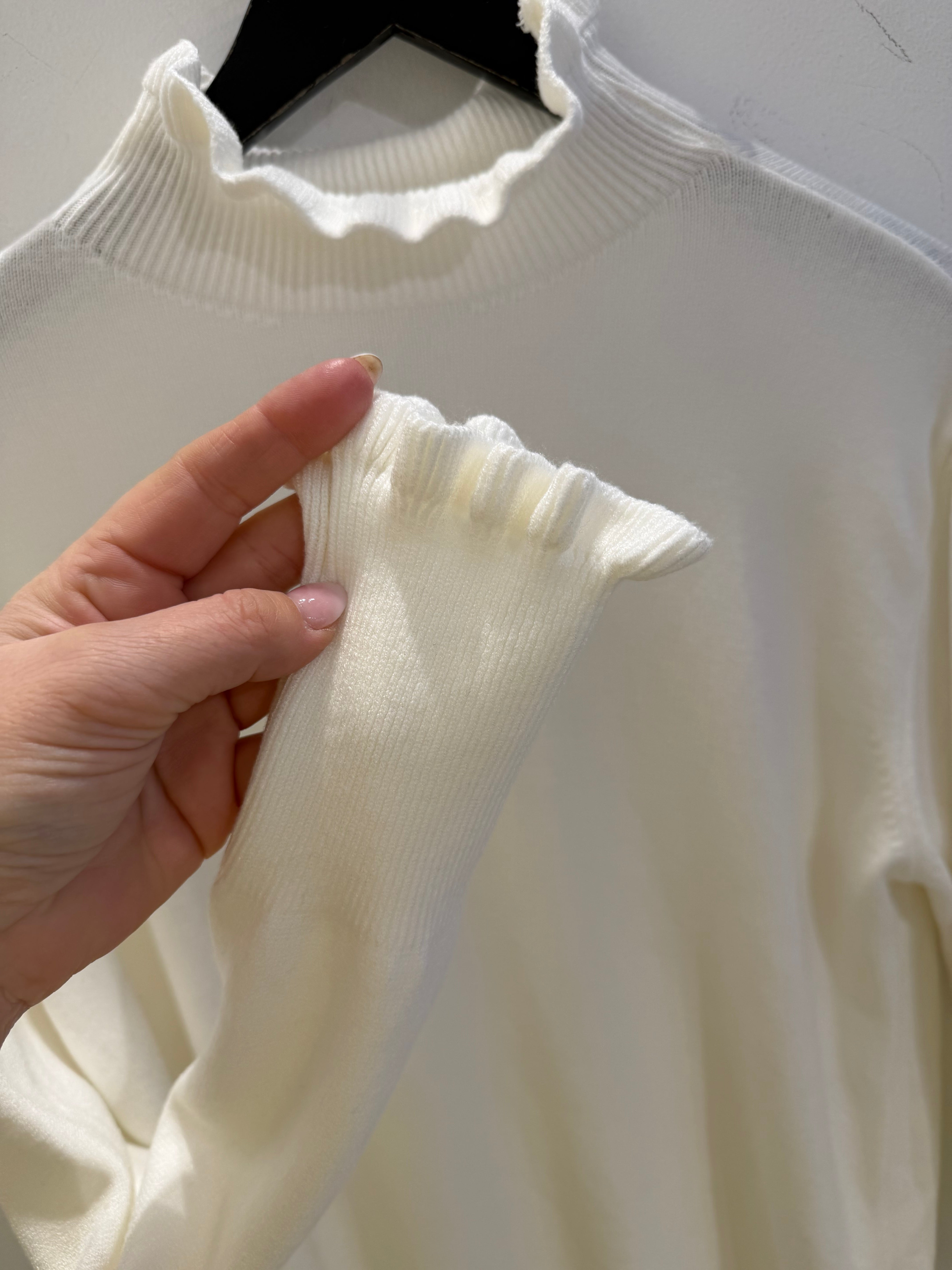By Engbork Lovelies strik frill white