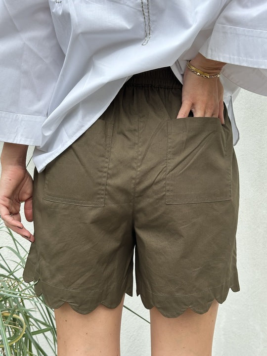 Gaspar 2601904 Honolulu shorts poplin olive green