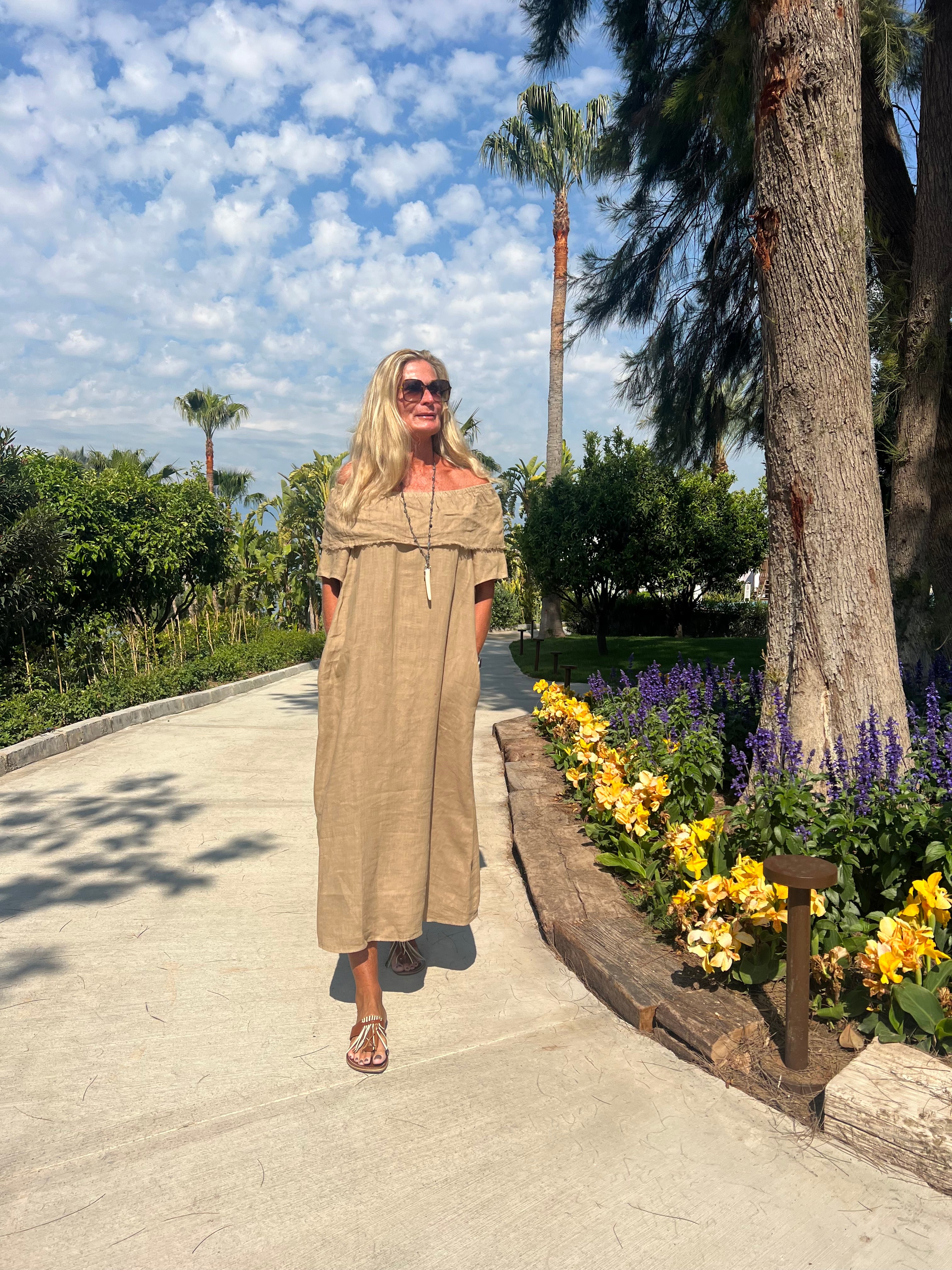 CABANA Living 2535 Freon dress camello