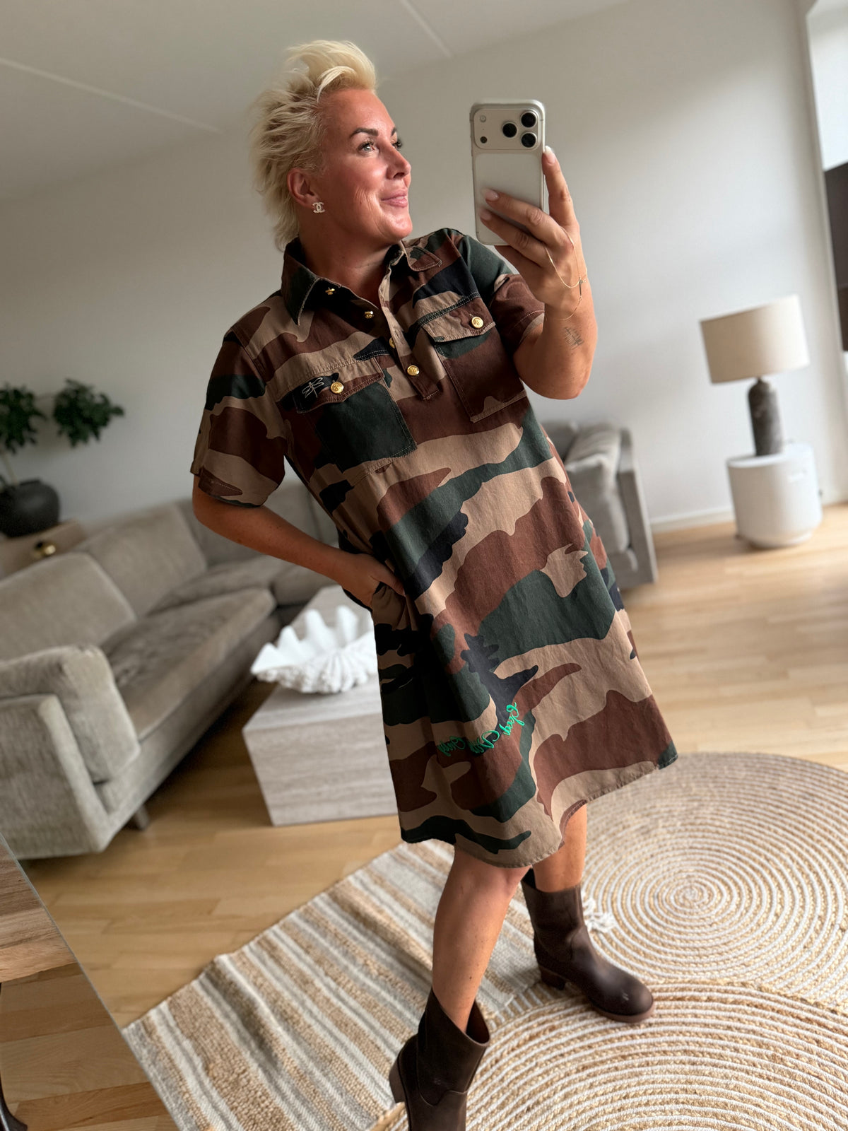 Gaspar 2607700 Nice Camo dress khaky