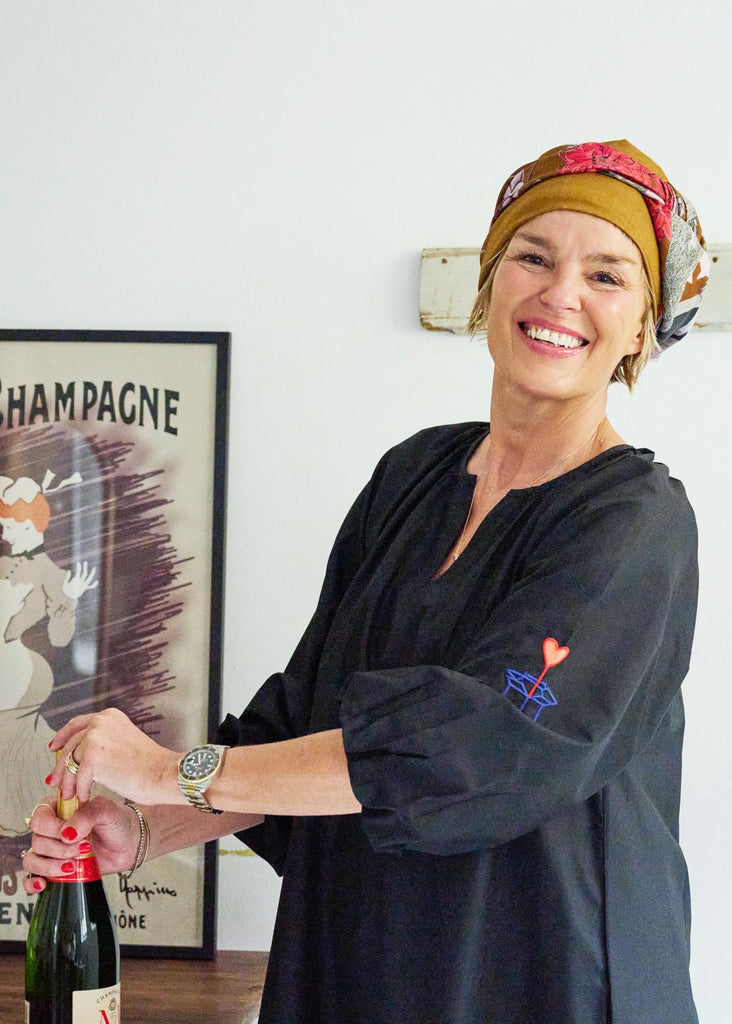 WAUW The Champagne dress black