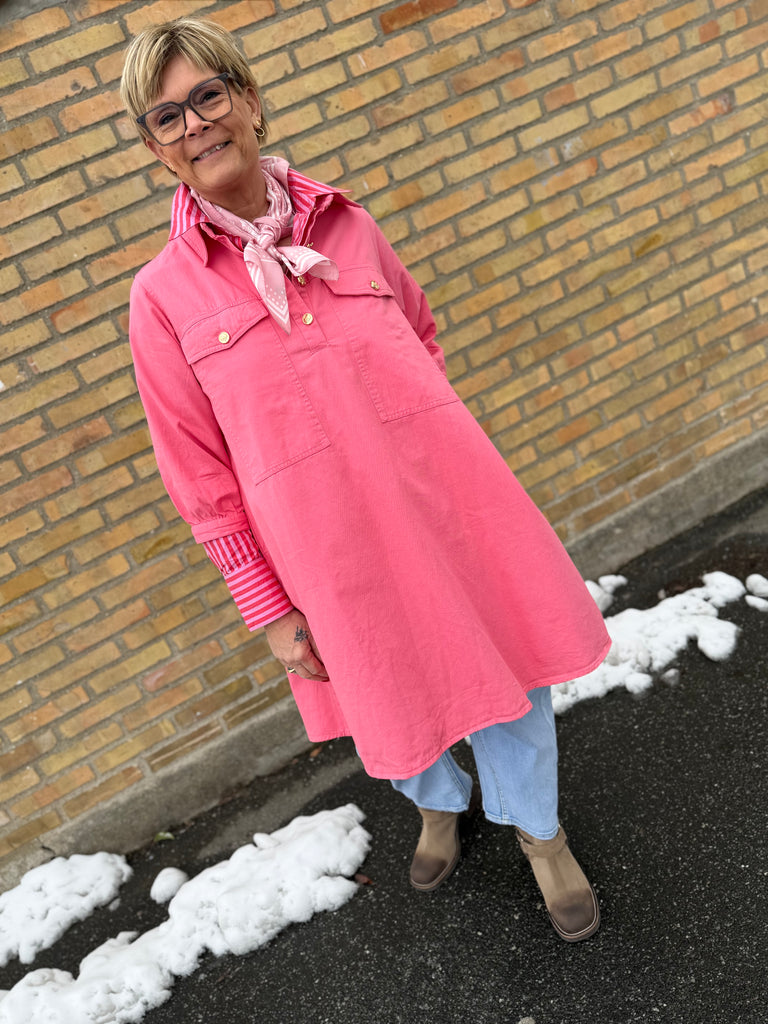 Gaspar 2510722 Rio dress canvas pink