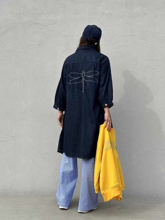 Gaspar 2507720 Rio denim dress dark