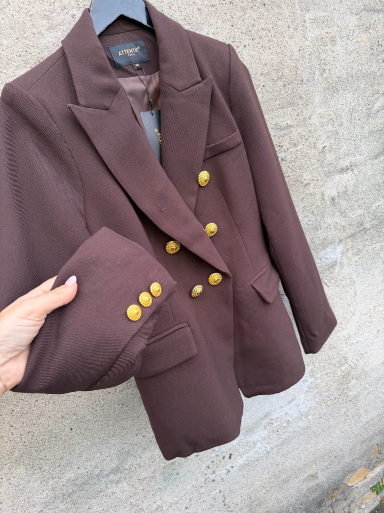 By Engbork Eleanor blazer gold brown