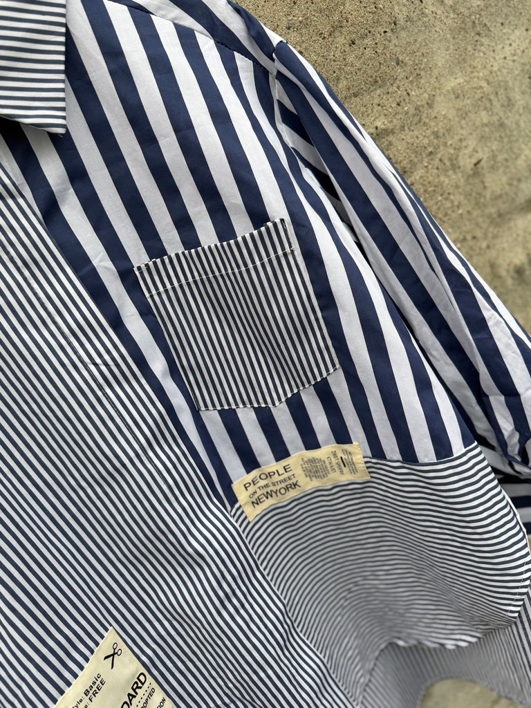 By Engbork Sophie stripe skjorte blue