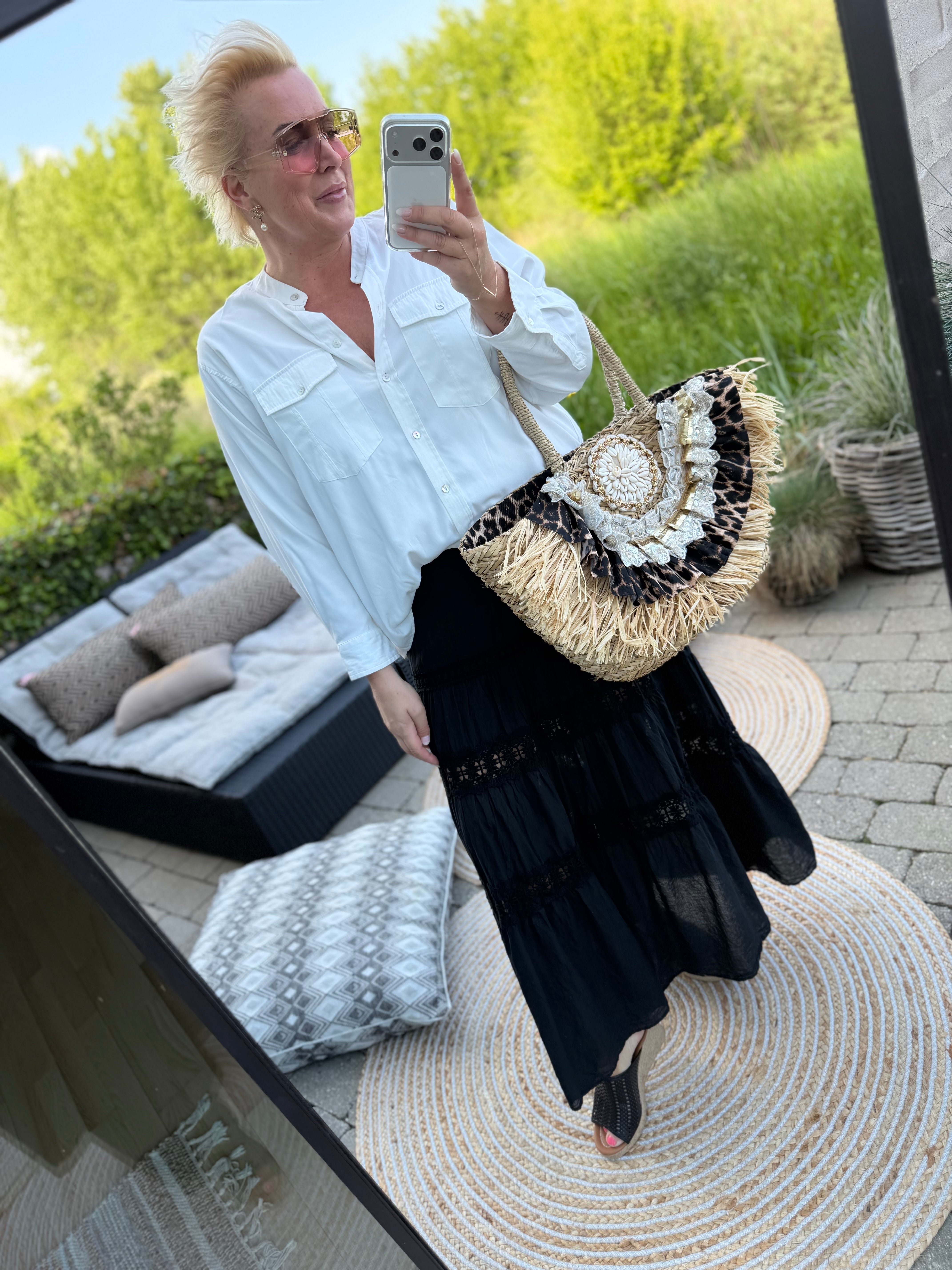 By Engbork Pamela long skirt black