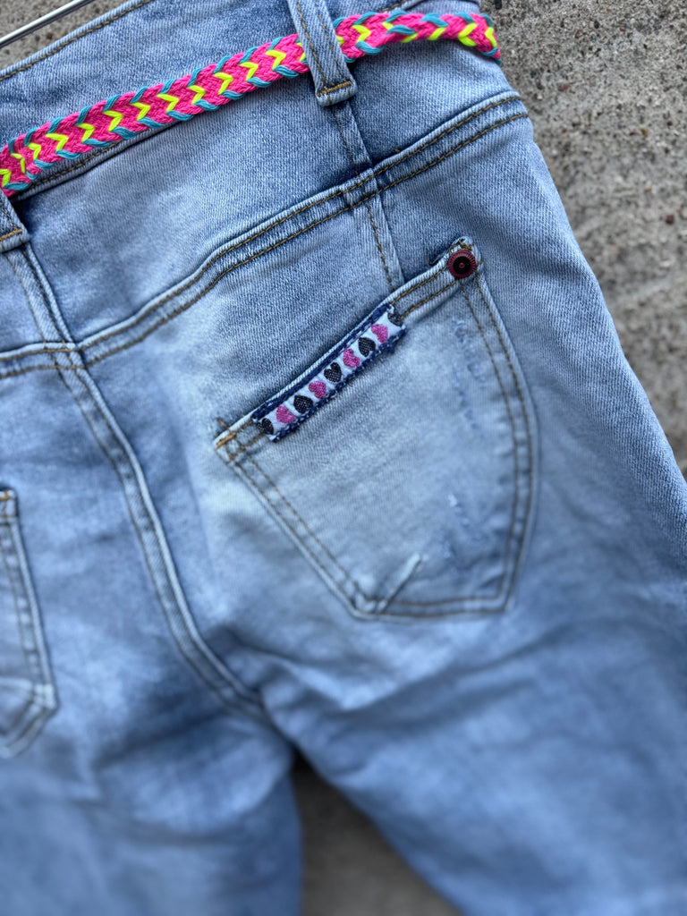 Boho Love B1213 jeans NEON light denim