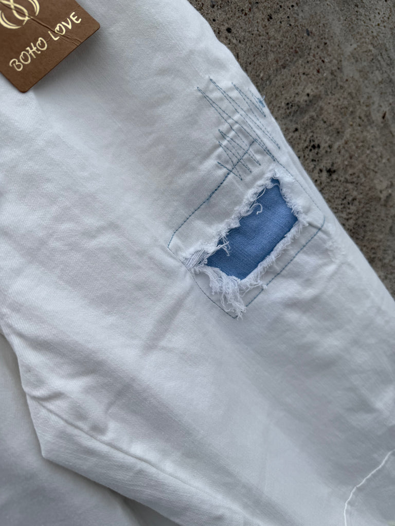 Boho Love B1330 jeans denim white