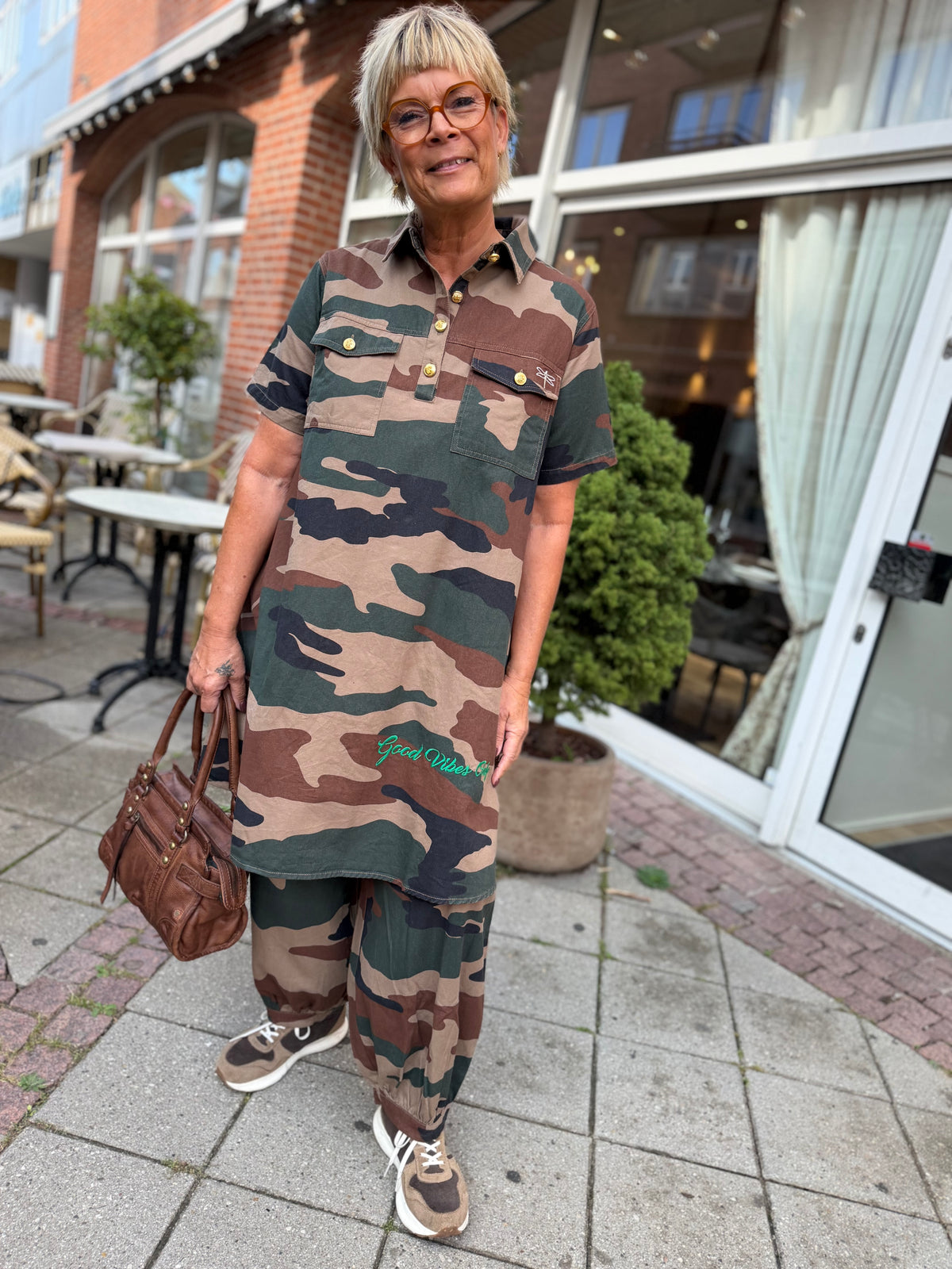 Gaspar 2607700 Nice Camo dress khaky