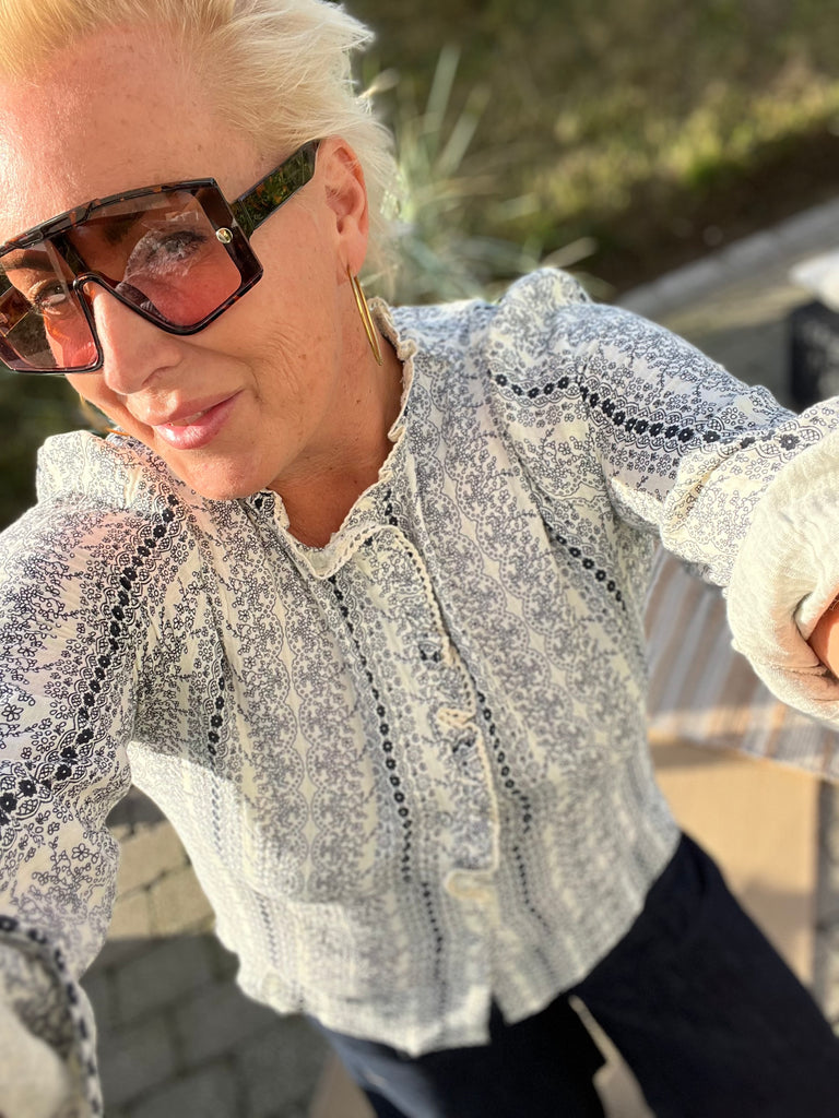 LECOCO 34950 skjorte navy