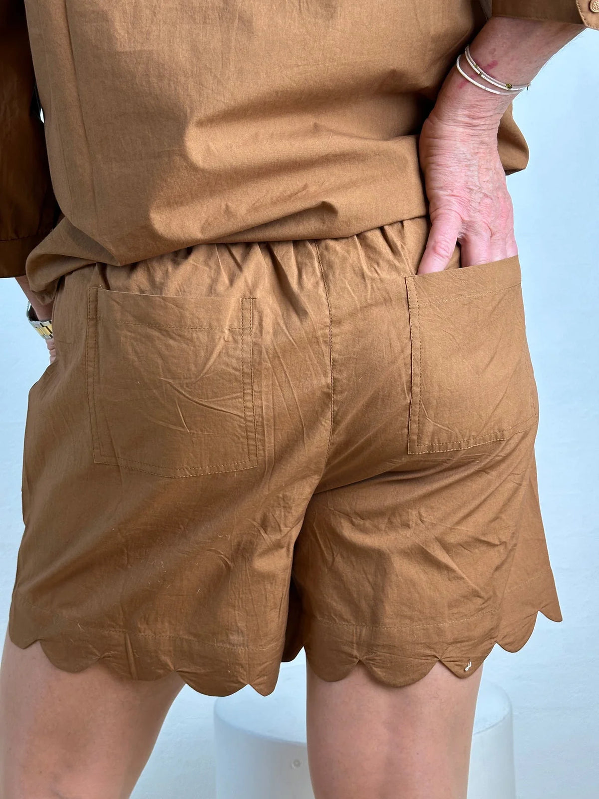 Gaspar 2601904 Honolulu shorts poplin nougat