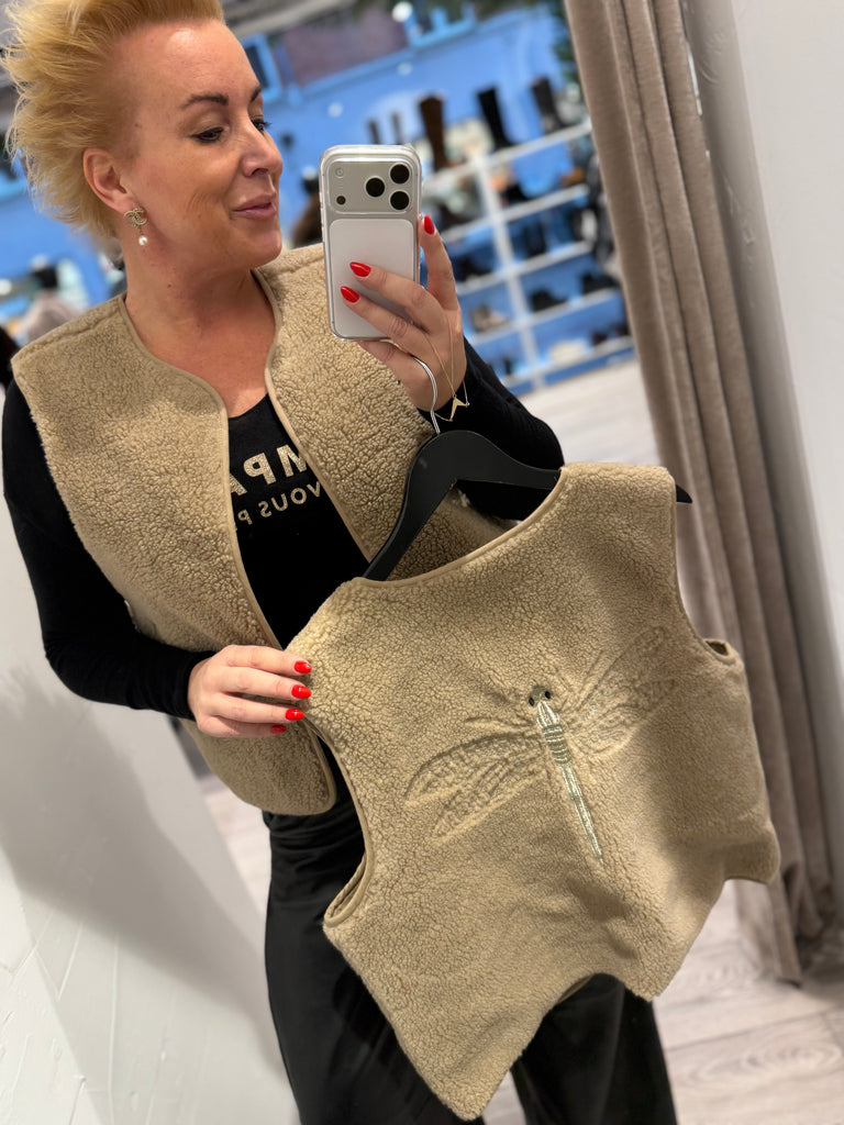 Gaspar 2510301 Duffy waistcoat champagne