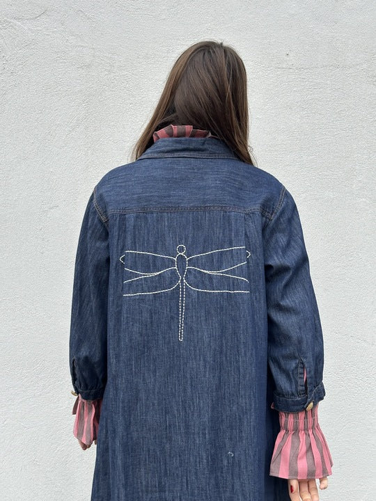 Gaspar 2507720 Rio denim dress dark