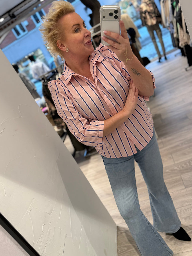 Liberte 21249 Flora blouse stripe rose
