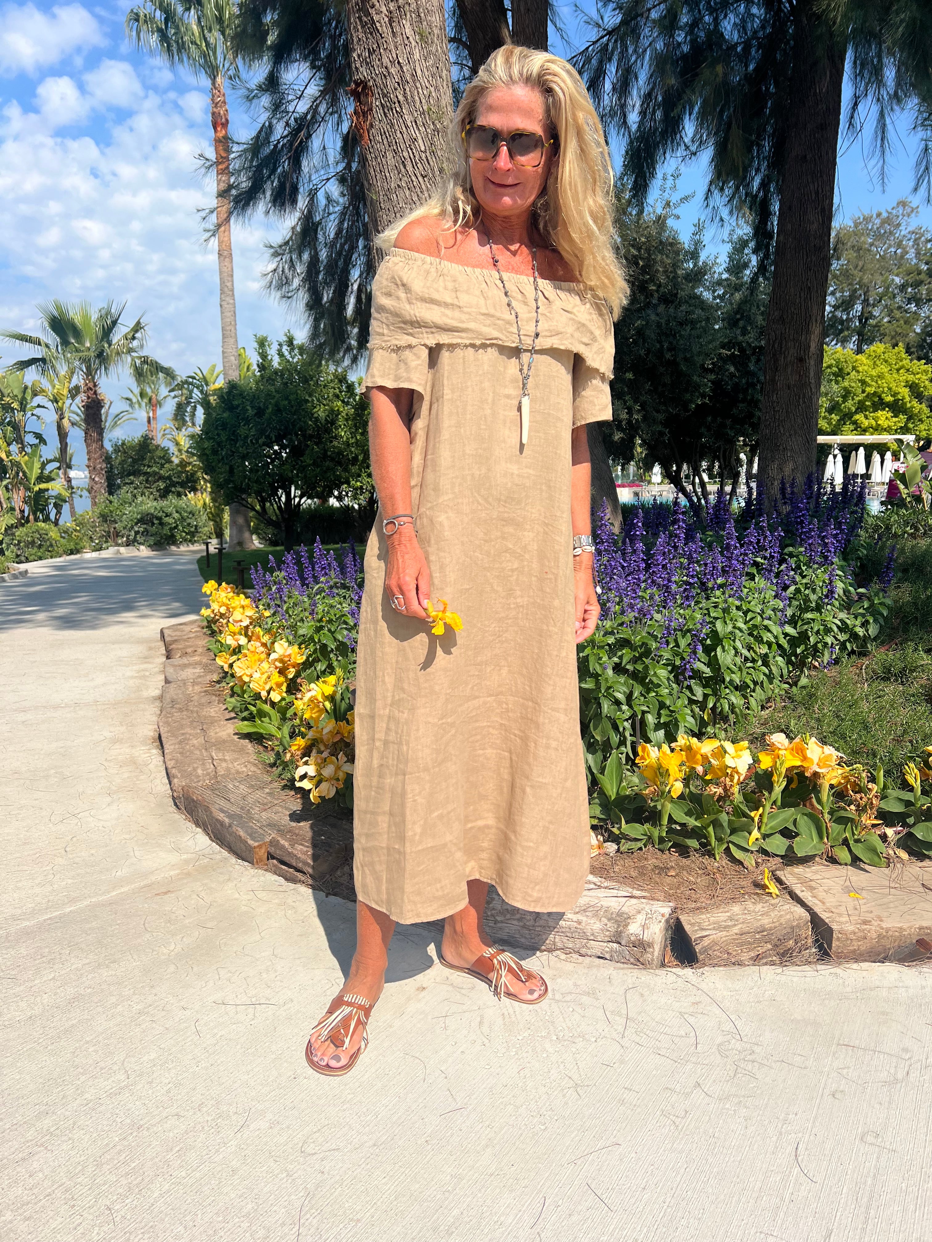 CABANA Living 2535 Freon dress camello