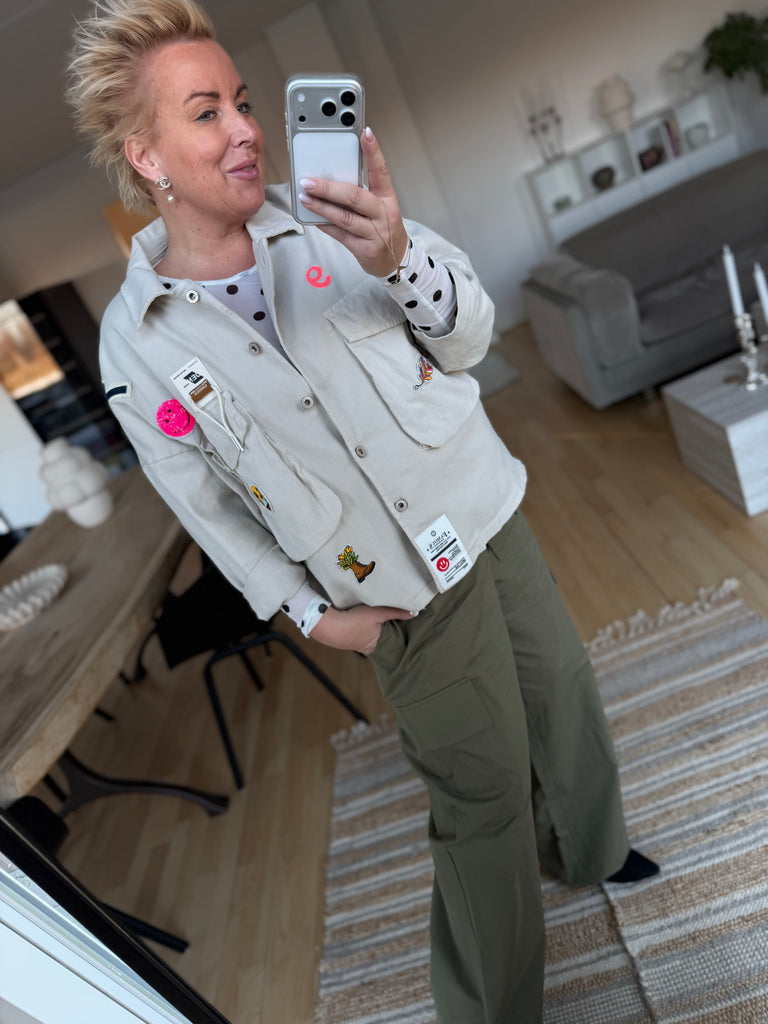 Boho Love B1315 kanvas jakke sand