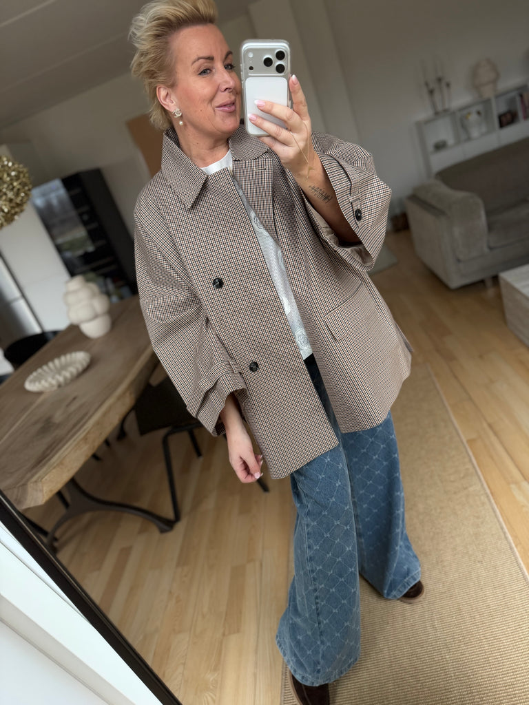 Sofie Schnoor S261365 Selina oversize check jacket