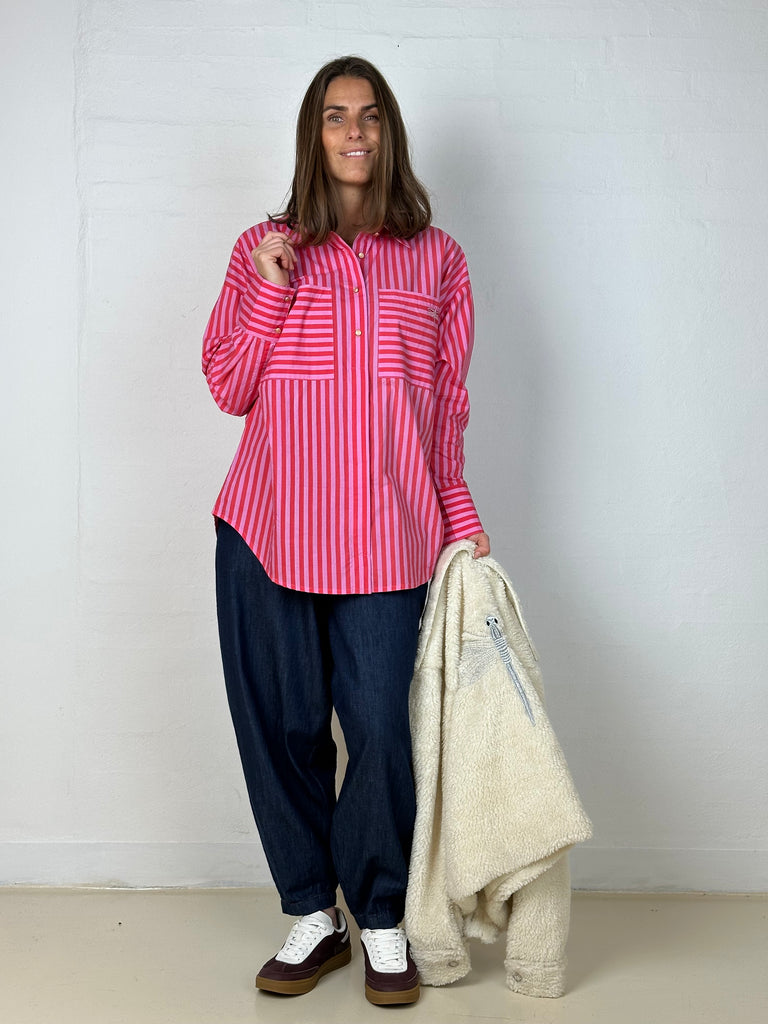 Gaspar 2510341 Copenhagen stripe pink