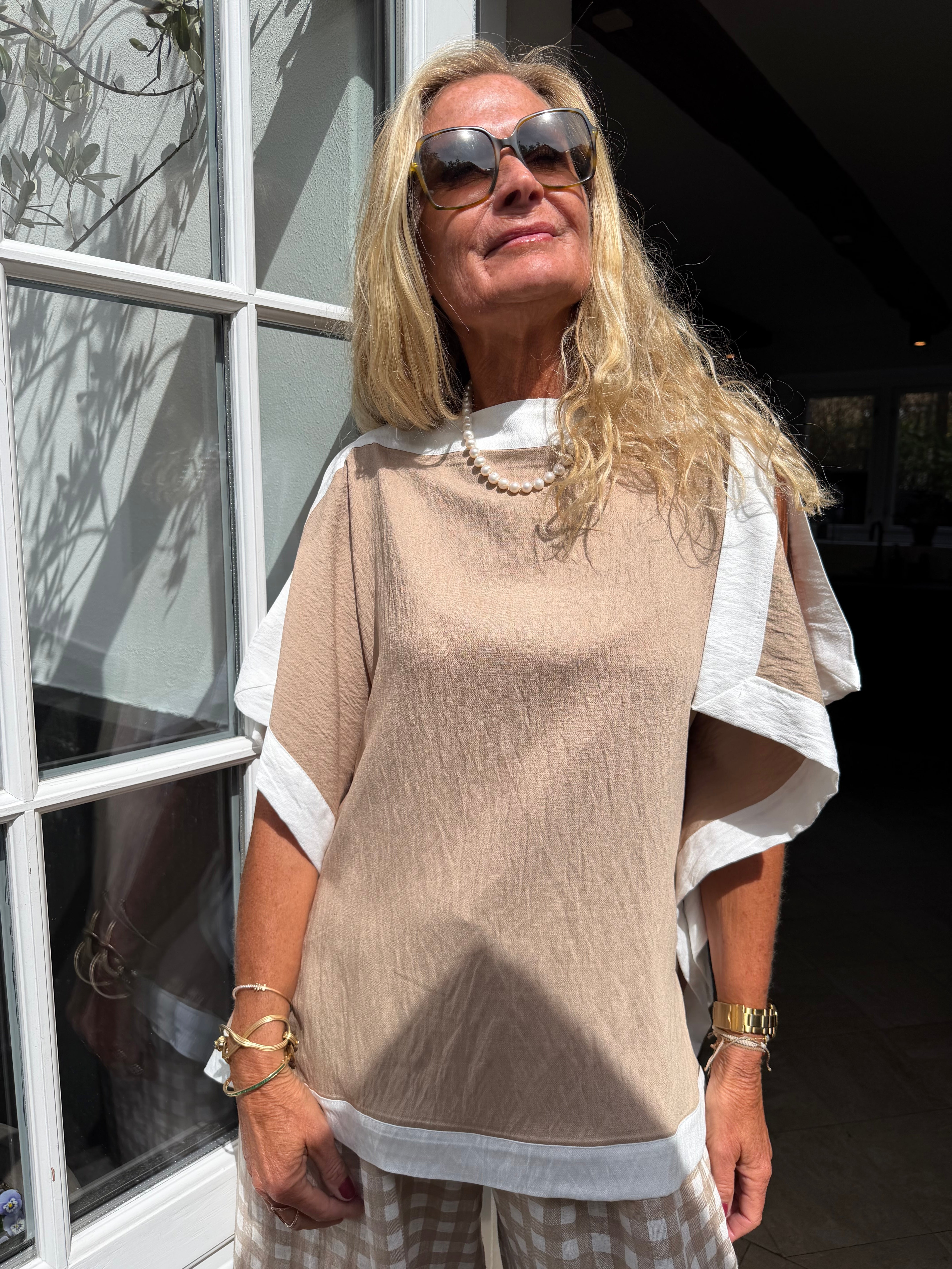 CABANA Living Diza blouse duna