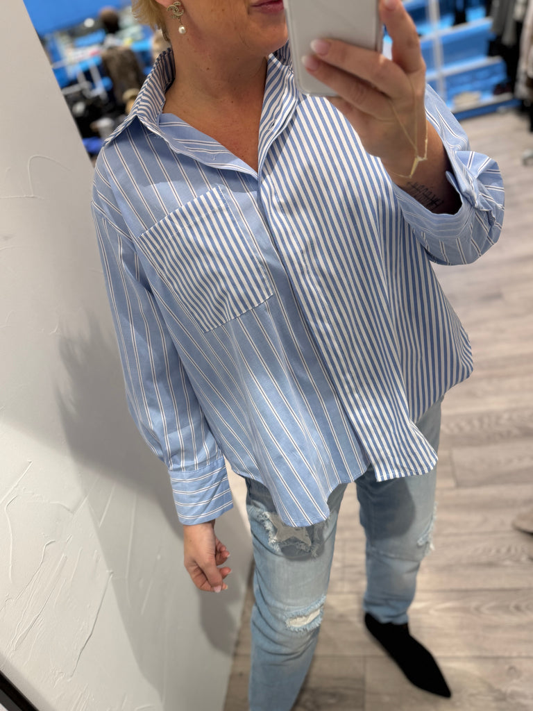 By Engbork Visba skjorte mix stripe